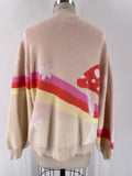 Miss Sparkling Mushroom Cardigan, XL