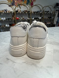 Crown Vintage White Gamina Leather Shoes, 7