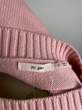 Mi Ami Pink Cropped Sweater, S