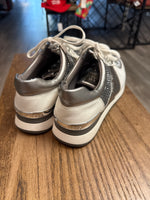Michael Kors White/Metallic Shoes, 9