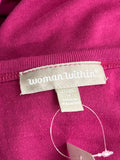 Woman Within 2pc Pink Dress + Jacket, 22/24