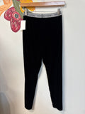 Victoria's Secret Black Velvet Leggings, M