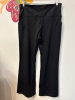 Love & Sports Black Flare Pocket Leggings, XL
