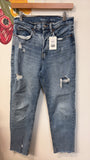 Old Navy Sky Hi Straight 27" Inseam Jeans, 4