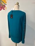 New Milano Teal Sweater, M