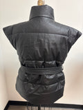New BooHoo Black Faux Leather Vest, 20