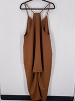 New In Brown Jumpsuit, L
