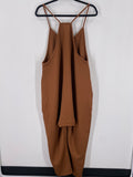 New In Brown Jumpsuit, L