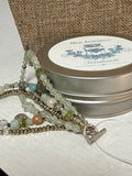 Bee Inspired Peridot Jade Bracelet