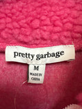 Pretty Garbage Pink Pullover, M