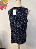 Susan Graver Blue Top, M