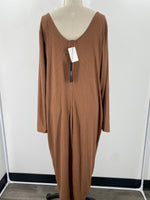 New Fashion Nova Chocolate Find Me Later Midi Dress, 3X