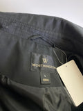 Worthington Black Trench Coat Jacket, L