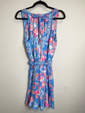 New Lilly Pulitzer Camri Halter Romper Dress, M with Attached Shorts