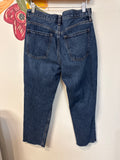 Old Navy Button Fly Slouchy Straight 26" Inseam Jeans, 6