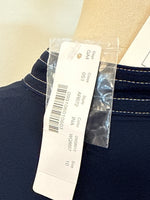 New J. Crew Blue Shift Dress with Necktie in 365 Crepe, 10