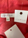 New Ultra Flirt Pink Hoodie Sweatshirt, 1X