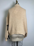 New Urban Daizy Cream/Black Sweater, M/L
