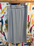 New Talbots Stripe Skirt, L