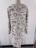 C+D+M Animal Print Cardigan, M