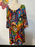 Print Dress  , L