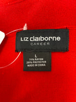 Liz Claiborne Red Cardigan, L