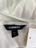 Express White/Ivory 2pc Top, M
