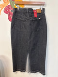New Levi Signature Black Denim Skirt, 10