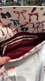 New Vera Bradley Row of Bows Shoulder Bag, 10"x6"