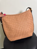 Simply Noelle Basketweave Crossbody Bag, 9"x11"