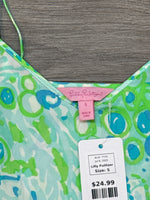 Lilly Pulitzer Green Belted Romper, S