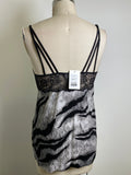 New White House Black Market Lace Trim Cami Top, S