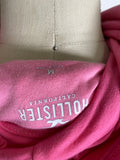 Hollister Pink Hoodie Cardigan, M