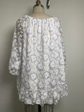 New Siren Lily White Top, 1X