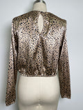 Moa Moa Animal Print Top, S