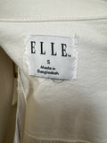 New Elle White Denim Jacket, S
