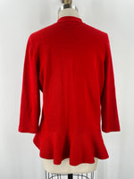 Liz Claiborne Red Cardigan, L