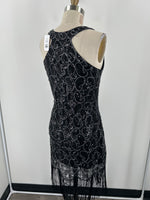 Black Sequin  Dress, M