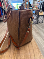 Patricia Nash Brown Crossbody Bag, 16"x10.5"