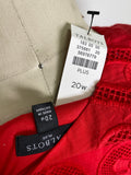 New Talbots Red Dress, 20W