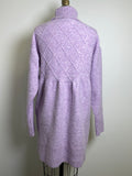 New Midnight Doll Lavender Sweater Dress, M