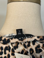 Veronica Beard Animal Print Tee, XL