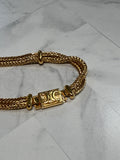 Celine Brass Choker Necklace, 13"