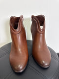New without tags Vince Camuto Brown Leather Felishan Boots, 8.5 Wide