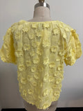 New Chico's Yellow Top, M