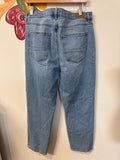 American Eagle Super High Rise Straight 30" Inseam Jeans, 12