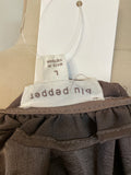 Blu Pepper Brown Top, L