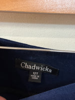 Chadwicks Blue Corduroy Skirt, 12 Tall