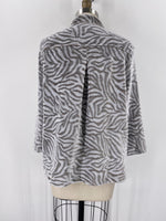 Multiples Button Front Pocket Jacket, XL Petite