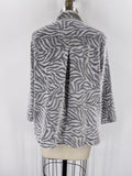 Multiples Button Front Pocket Jacket, XL Petite